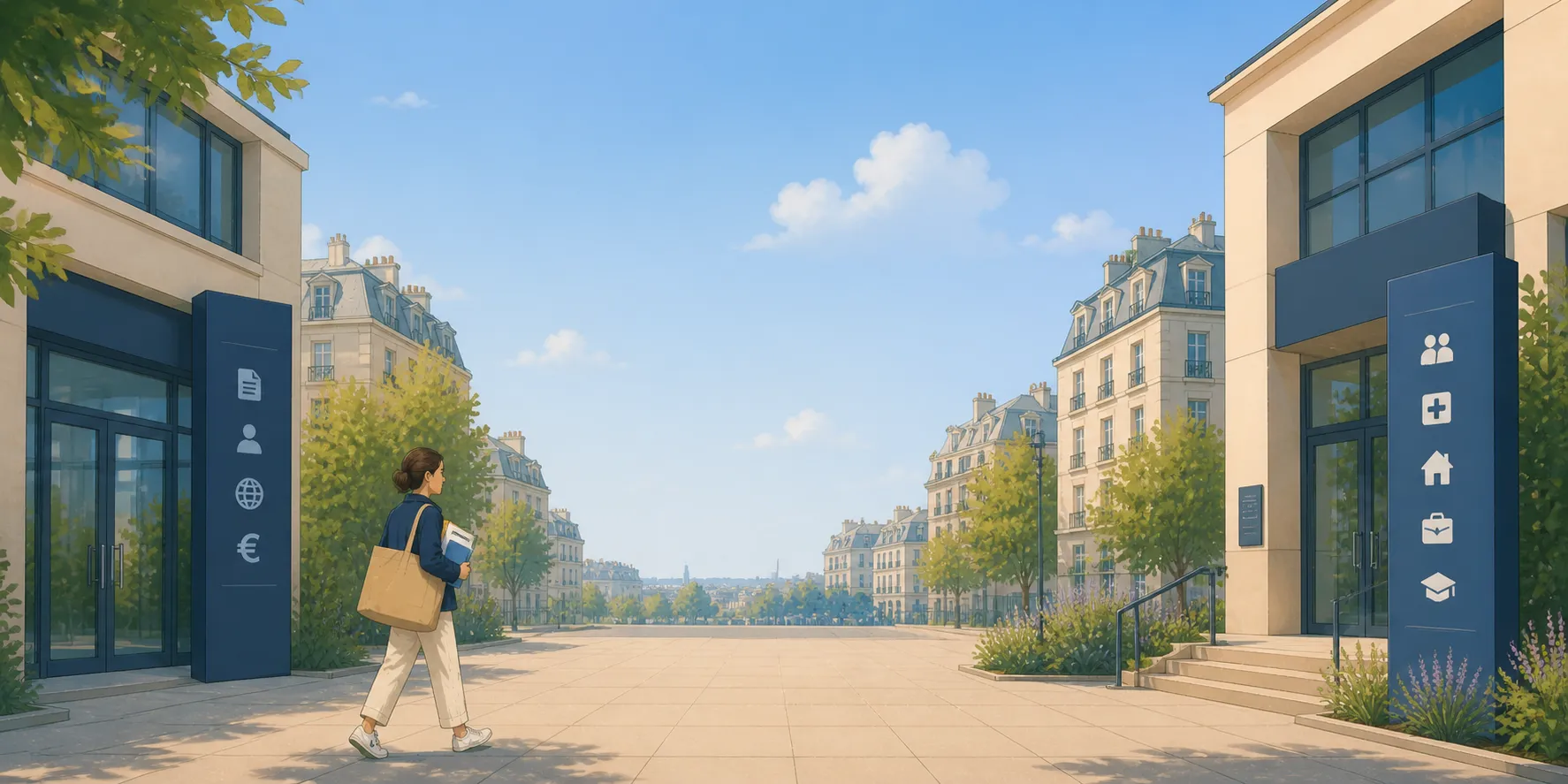 Rentrants d'expatriation préparant leurs démarches en France
